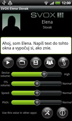 SVOX Elena Slovak (trial) android App screenshot 0